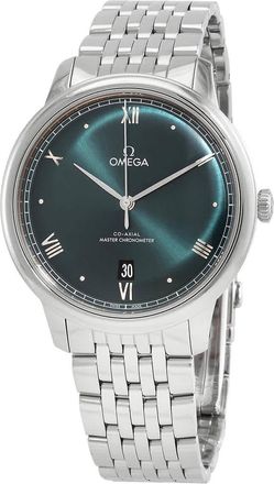 Omega De Ville Automatic Chronometer Green Dial Mens Watch 434.10.40.20.10.001