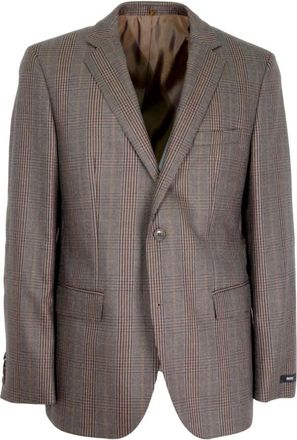 HUGO BOSS Regular Fit Jacket - Heren - Blazers - Grijs - L - Wol - Jassen