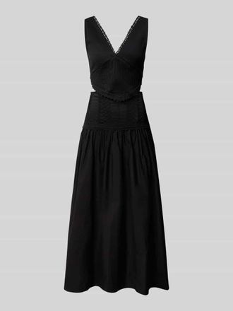 Topshop Maxikleid mit r&uuml;ckseitigem Cut Out Modell ALINA in Black, Gr&ouml;&szlig;e 34