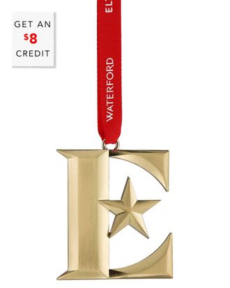 Waterford Elton John Golden E Icon Ornament