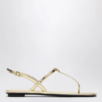 Prada Platinum thong sandals