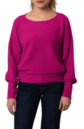 Cyrus Yummy Dolman Waffle Knit Sweater in Raspberry Rose at Nordstrom Rack, Size X-Small
