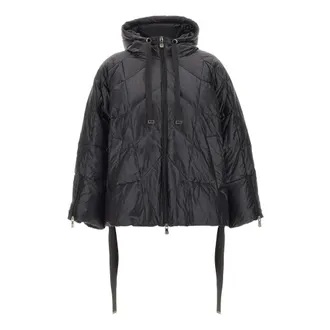 Elena Miro Dames, Jassen, Zwart, Maat: XL Nylon