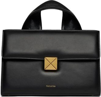 Nanushka Borsa tote con stampa - Nero