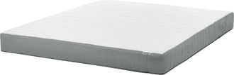 Beliani Beliani - Colch&oacute;n De Muelles Ensacados Con Asas Relleno De Espuma Viscoel&aacute;stica Firmeza Media Funda Extra&iacute;ble 7 Zonas Acolchado 180 X 200 Cm Cushy