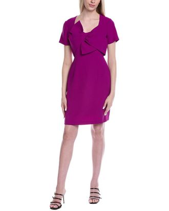 Shani Bar Shani Crepe Sheath Dress