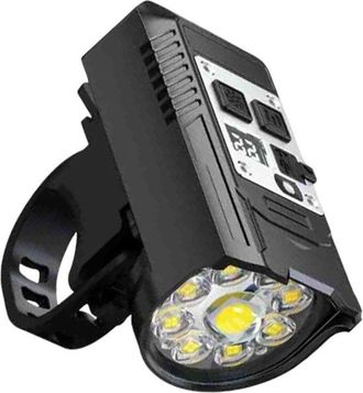 OEM Juego De Luces Led Para Bicicleta: Luz Delantera Y Trasera, Ciclismo Seguro, Resistente Al Agua Y A Los Golpes