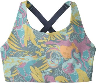 Patagonia Womens Shadowlite High Impact Bra Blue XXL