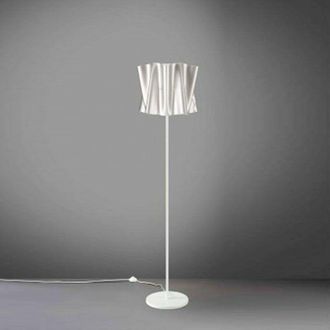 Linea Zero Base Y Tija De Pie En Metal Pantalla Folio Plata Di&aacute;metro 40x H164 Cm