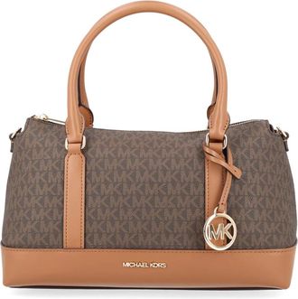 Michael Kors Selma MD TZ Satchel - Dames - Handtassen - Bruin - ONE Size - Leer - Tassen
