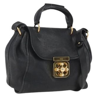 Chlo&eacute; Pre-owned Handbags, female, Black, Size: ONE SIZE Pre-owned Shoulder Bag