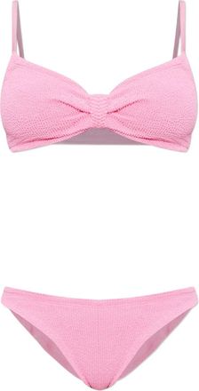 Hunza G Alicia gekreukte bikini - Roze