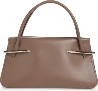 Givenchy Medium Pinch Leather Top Handle Bag in 281-Taupe at Nordstrom