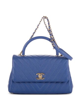 Chanel Coco tote bag - women - Caviar Leather - One Size - Blue