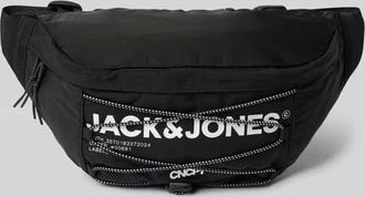 Jack & Jones Jack & Jones Bauchtasche mit Label-Print Modell JACZITRUS in Black, Gr&ouml;&szlig;e 1