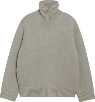 Toteme Oversized Turtleneck - Dames - Coltruien - Groen - S - Truien & Vesten