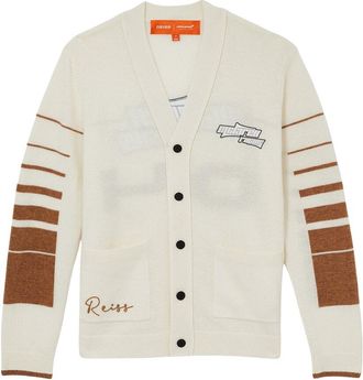 Reiss Boom Mclaren Racing Wool & Cashmere-Blend Top