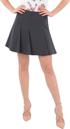Diesel Grey Pleated Mini Skirt