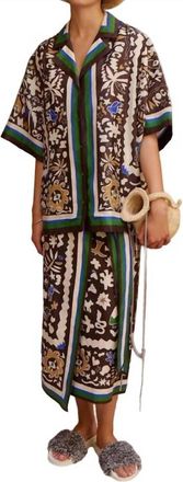 Alemais Maroc Relaxed Shirt In Multi
