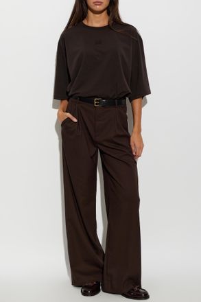 Gestuz Cotton T-shirt Gzdami, Womens, Brown