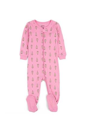 Leveret Footed Cotton Matching Family Pajamas, Whimsy & Fantasy Prints in Ballerina at Nordstrom, Size 18-24M