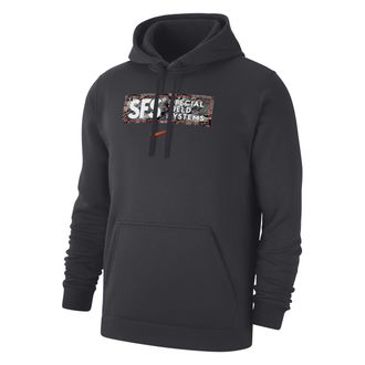 Nike Mens SFS Club Nike Mens Fleece Pullover Hoodie in Grey | M31777SFHD-ANT