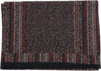 Missoni Winter Scarves, female, Multicolor, Size: ONE SIZE Geometric Pattern Wool & Silk Scarf