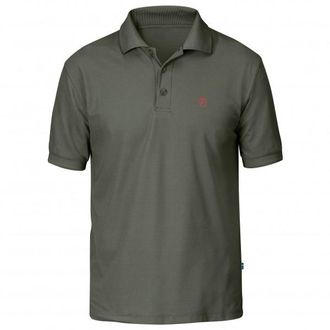 Fj&auml;llr&auml;ven Crowley Piqu&eacute; Shirt Polo-Shirt f&uuml;r Herren | oliv