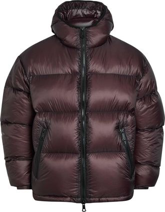Mki Miyuki Zoku Padded Hooded Nylon Jacket - Raisin - XL