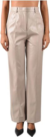 Simona Corsellini Pantaloni a gamba dritta - - Trousers - Donna - Beige - S