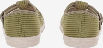 P&egrave;P&egrave; Girls Kids Shoes Khaki Corduroy Textile