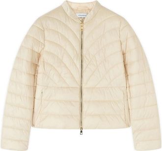 Motivi Down Jassen - Dames - Winterjassen - Beige - XL - Leer - Jassen