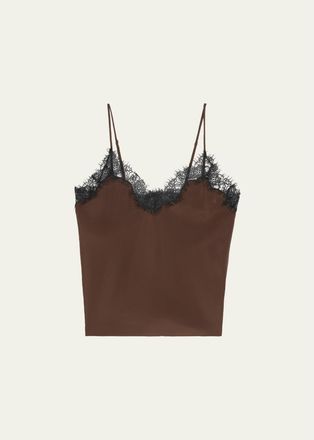A.L.C. Annabelle Lace Silk Top
