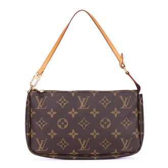 Louis Vuitton Pre-owned Womens Pochette Accessories Pouch - Brown - One Size