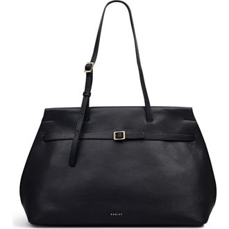 Radley London The Christina Large Ziptop Shoulder Bag in Black at Nordstrom