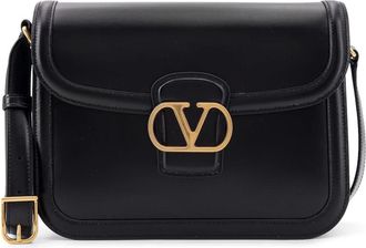 Valentino Garavani 9To 5 Crossbodytas - Dames - Schoudertassen - Zwart - ONE Size - Leer - Tassen