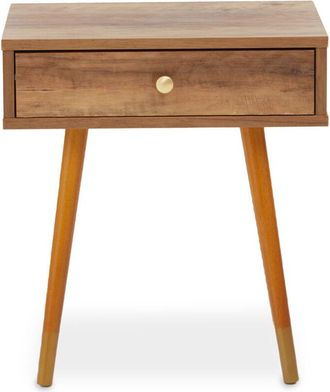 Premier Housewares Interiors by Premier Contemporary Design Small Side Table, Versatile Storage Table, Multipurpose Wooden Small Table, Lounge Table