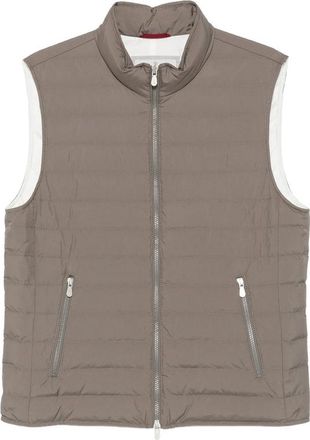 Brunello Cucinelli Quilted High-neck Gilet