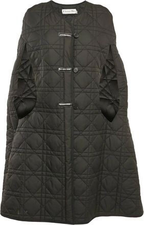 Dior Gewatteerde cape - Zwart