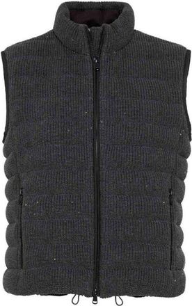 Brunello Cucinelli Dark Grey Knitted Vest, Brand Size 36 (US Size 2)