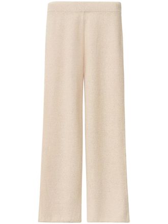 Fabiana Filippi sequin-detail trousers - women - Fabric - 46 - Neutrals