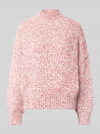 Rich & Royal Strickpullover mit Stehkragen in Rot, Gr&ouml;&szlig;e XL