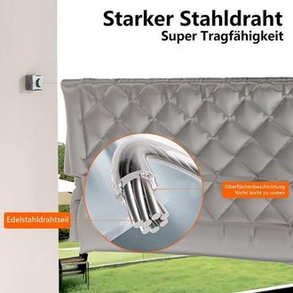 OEM Tendedero Extensible De 5,1 M Para Balc&oacute;n Y Ba&ntilde;o: Resistente Y Pr&aacute;ctico