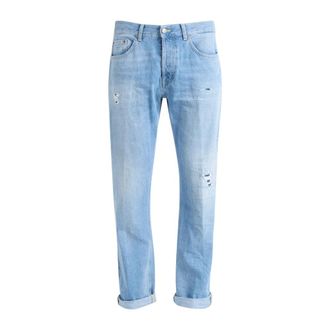 Dondup Straight Jeans, male, Blue, Size: W31 Bray Straight Jeans