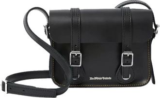 Dr. Martens 7 Inch Leren Crossbody Tas - Dames - Schoudertassen - Zwart - ONE Size - Leer - Tassen