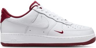 Nike Mens Air Force 1 07 LV8 Ess - Basketball Shoes White/Team Red/White Size 09.0