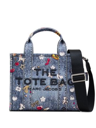 Marc Jacobs Denim Trompe LOeil Trinket Small Tote