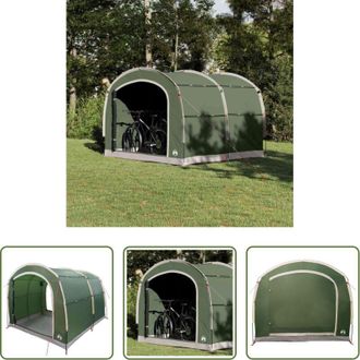 vidaXL vidaXL Tenda esterna - Tenda con tetto Verde 268 x 240 x 191 cm Poliestere