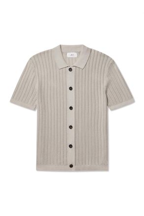 Mr P. Pointelle-Knit Cotton Shirt