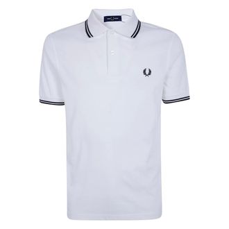 Fred Perry Polo Hemden - Heren - Tops - Wit - Maat: 2XL